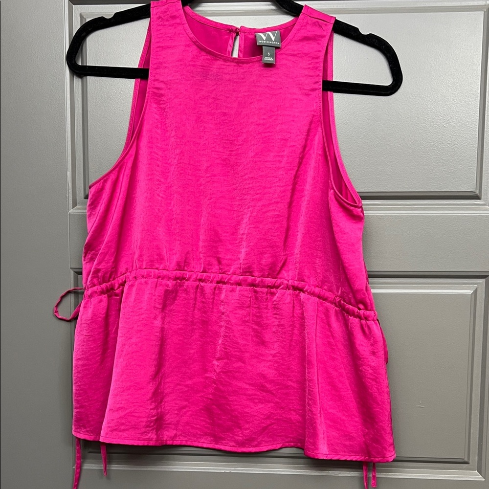Worthington Pink Sleeveless Blouse